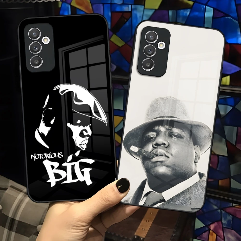 Чехол для телефона Notorious Biggie Samsung Galaxy S25 S24 S23 S22 S20 S21 Note20 Ultra Plus Fe цветной серебряный