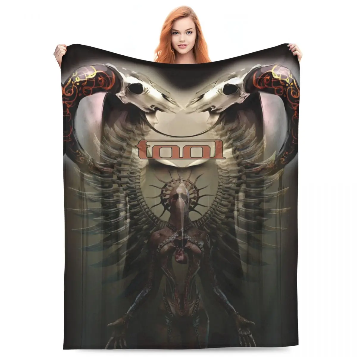 Металлические музыкальные одеяла Tool Band многофункциональное супертеплое