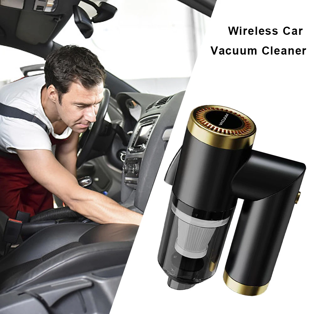 

Cordless Car Hoover Foldable 9000PA Wireless Vacuum Cleaner 4000mAh Mini Dust Collector 120W USB Powered for Vehicle Home Office