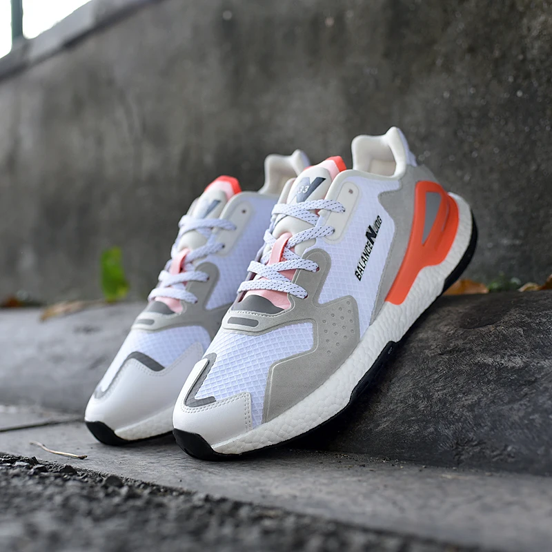 Men Women sport Running Shoes soft sole Breathable Autumn air mesh popcorn Shoes Outdoor comfortable Sneakers Tennies shoes