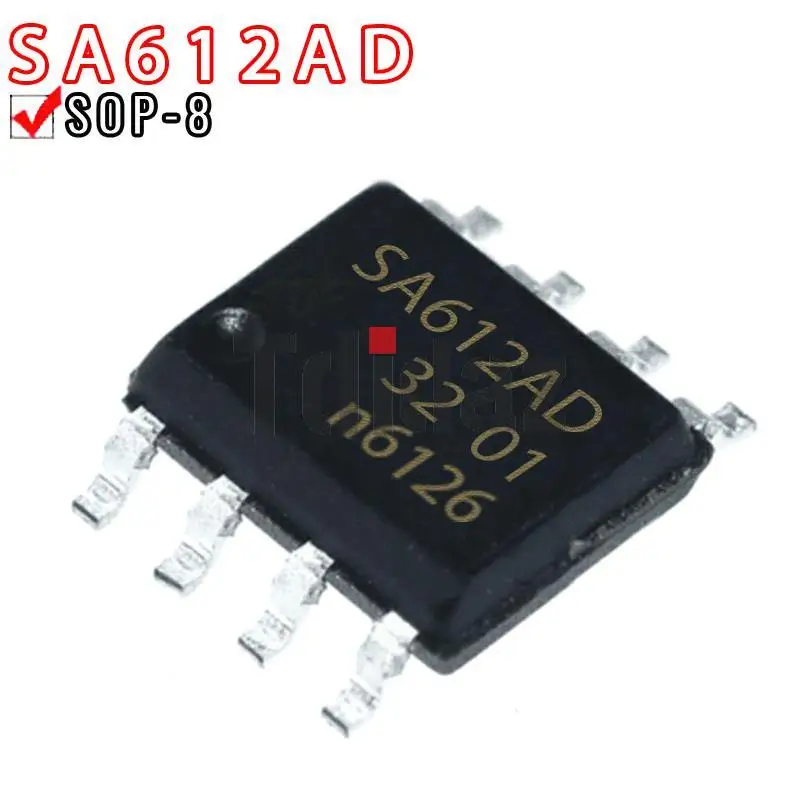 SA612A SOP-8 SA612 SOP8 SA612AD SOP SA612AN DIP SA555N SA555P DIP-8 SA555 SA555DR, 5 шт.