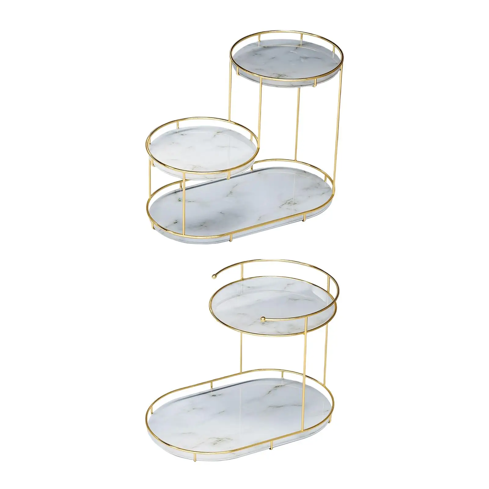 

Роскошный органайзер для косметики, полка, корзина для хранения косметики со съемным лотком для столешницы, туалетного столика, спальни, на...