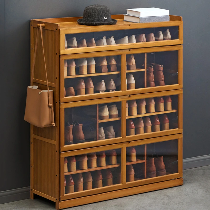 

Shelf Storage Rack Shoe Cabinets Organizer Waterproof Large Size Simple Shoe Cabinets Vertical Door Zapateros Home Furniture