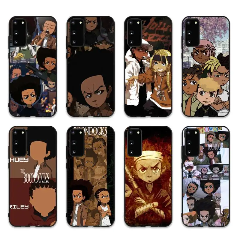 

The Boondocks Phone Case for Samsung S20 lite S21 S10 S9 plus for Redmi Note8 9pro for Huawei Y6 cover