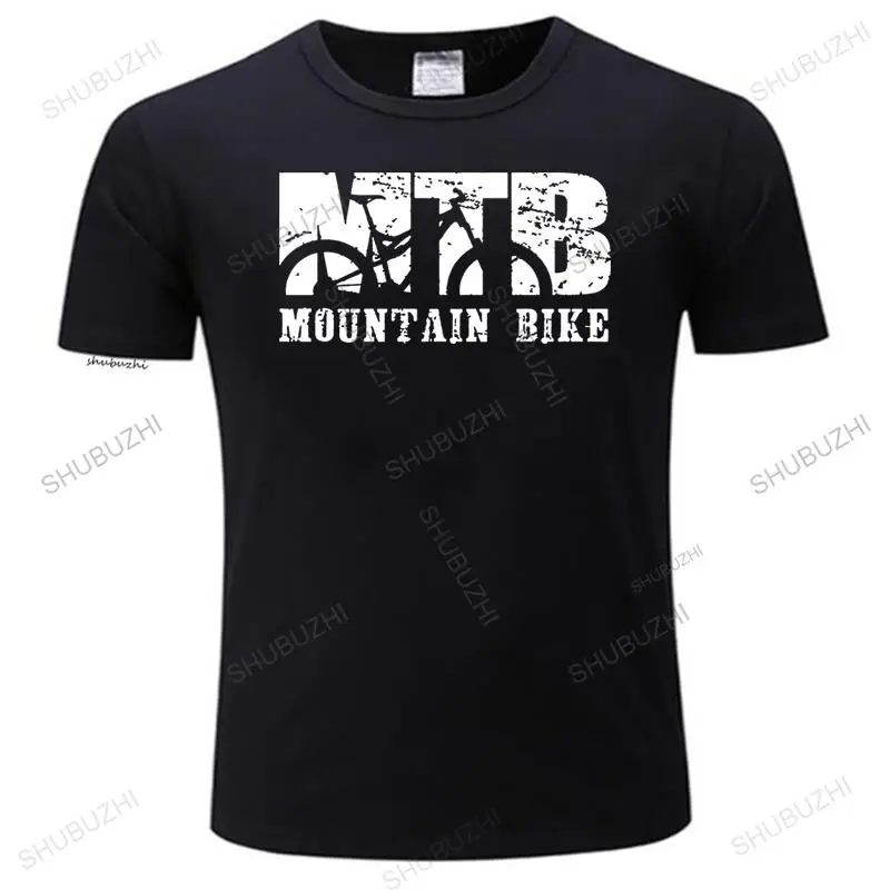

hot sale fashion summer style o-neck men black t shirt Mountain Biker Vintage MTB make T-shirt cotton casual tshirt big size