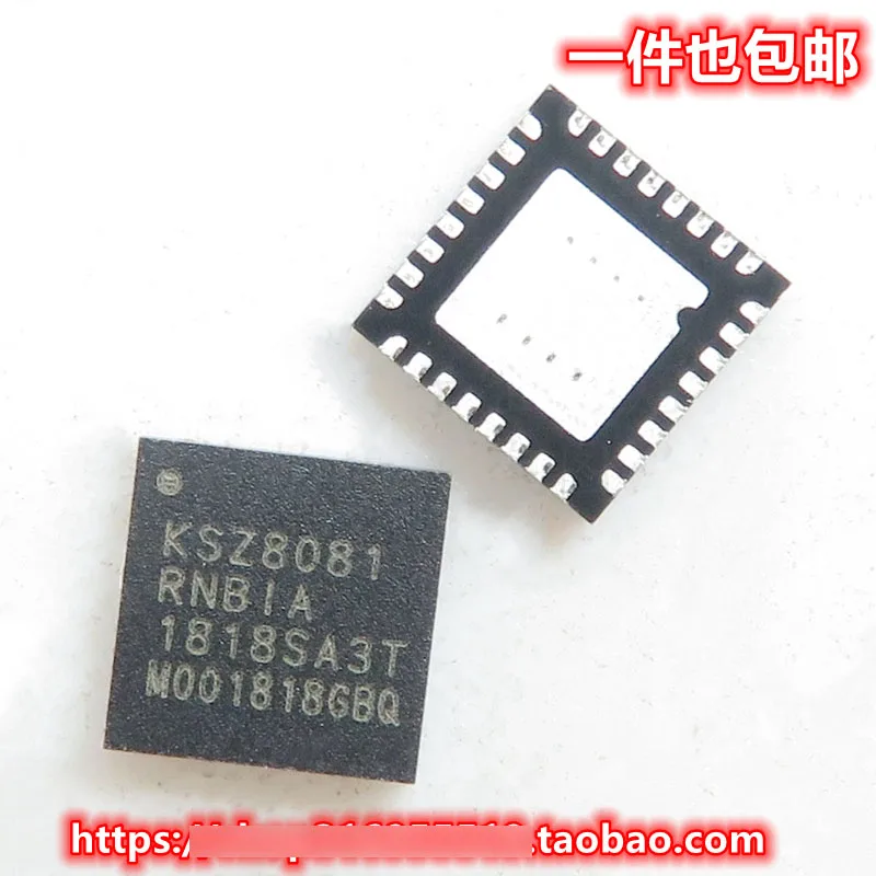 

1PCS/lot KSZ8081RNBIA-TR KSZ8081 KSZ8081RNBIA KSZ8081RNBCA QFN-32 100% new imported original IC Chips fast delivery