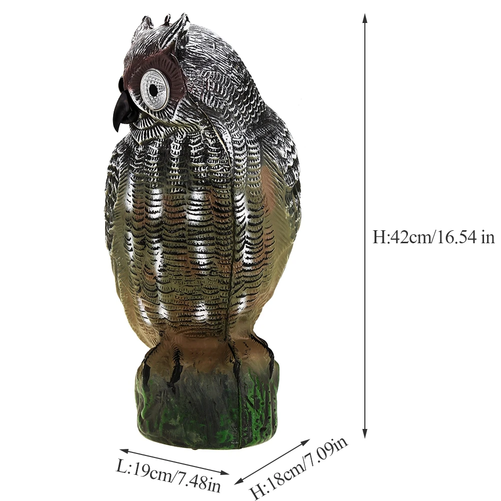 Охотничья Приманка Для Совы На Солнечной Энергии Борьба С Вредителями