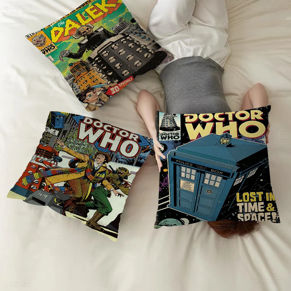 Фильм D-Doctor W-Whos декоративная эстетика комнаты наволочка домашний декор спальня