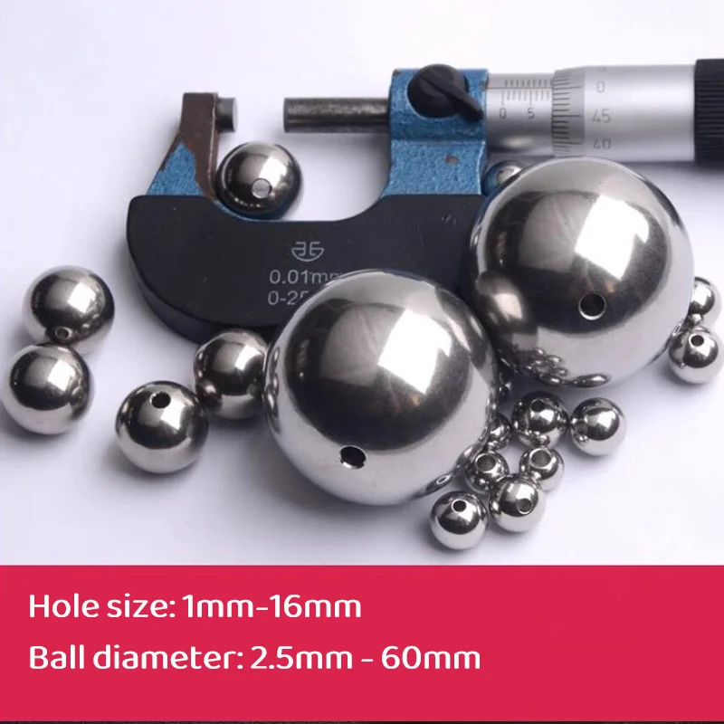 Твердый шарик для сквозных отверстий из нержавеющей стали стальной сверления