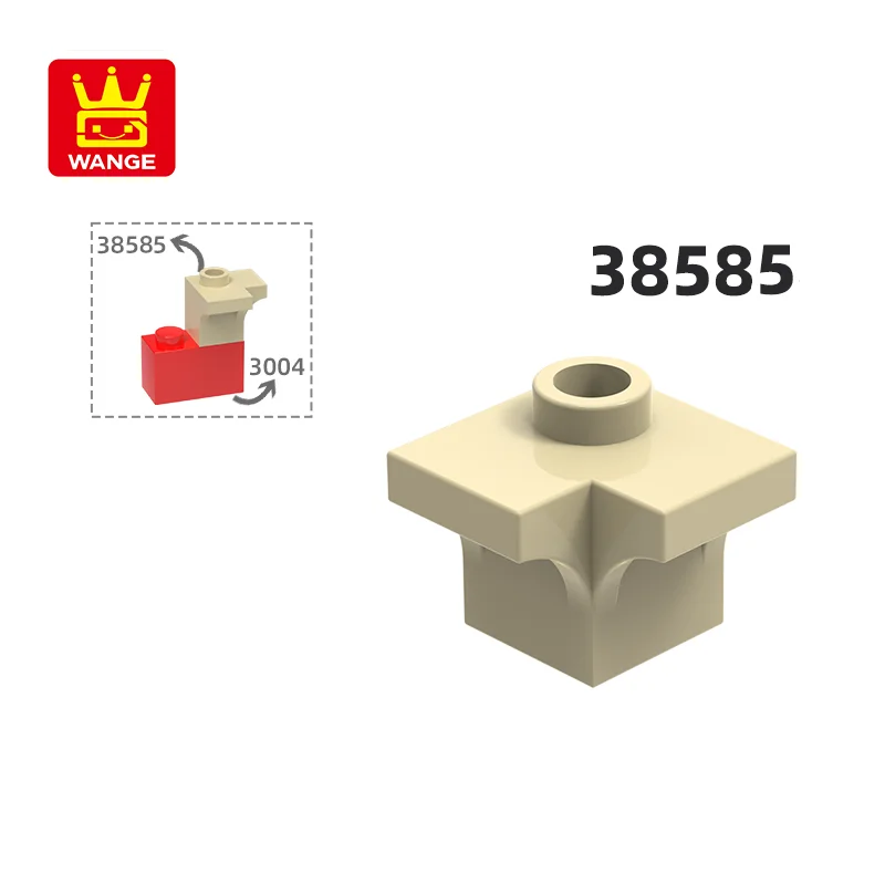 Конструктор WANGE 38585 100 г/174 шт. свод 2x2 угловой конструктор MOC совместим с кирпичами