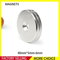 115pcs 40x5 6mm neodymium magnet 40mm x 5mm 6mm n35 ndfeb round super powerful strong permanent magnetic imanes