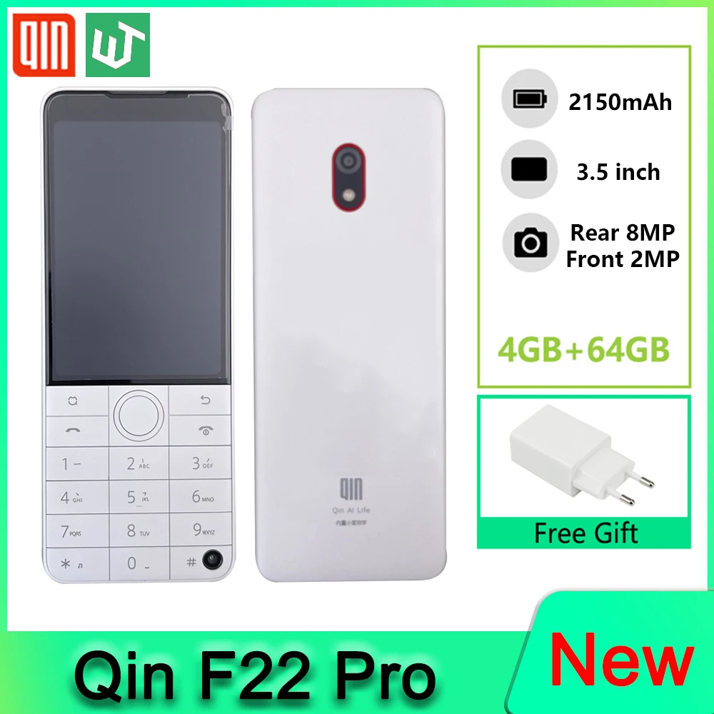 Qin F22 Pro Duoqin MTK Helio G85 Wifi 3.5 Inch 4GB 64GB Octa Core Bluetooth 5.0 640*960 Touch screen Phone