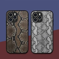 snake skin phone case hard leather case for iphone 11 12 13 mini pro max 8 7 plus se 2020 x xr xs coque