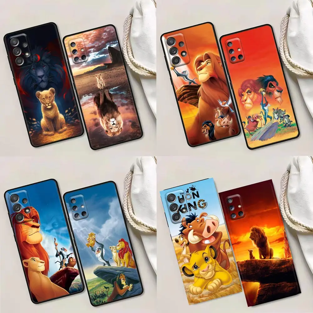

The Lion King Lion Anime Cartoon Phone Case For Samsung A31 A32 A41 A42 A51 A01 A02 A03s A11 A12 A13 A21s A22 Black Cover Fundas
