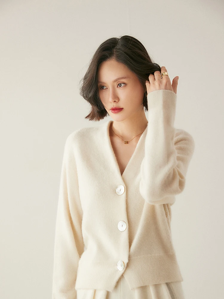 Женский кашемировый кардиган на осень-зиму