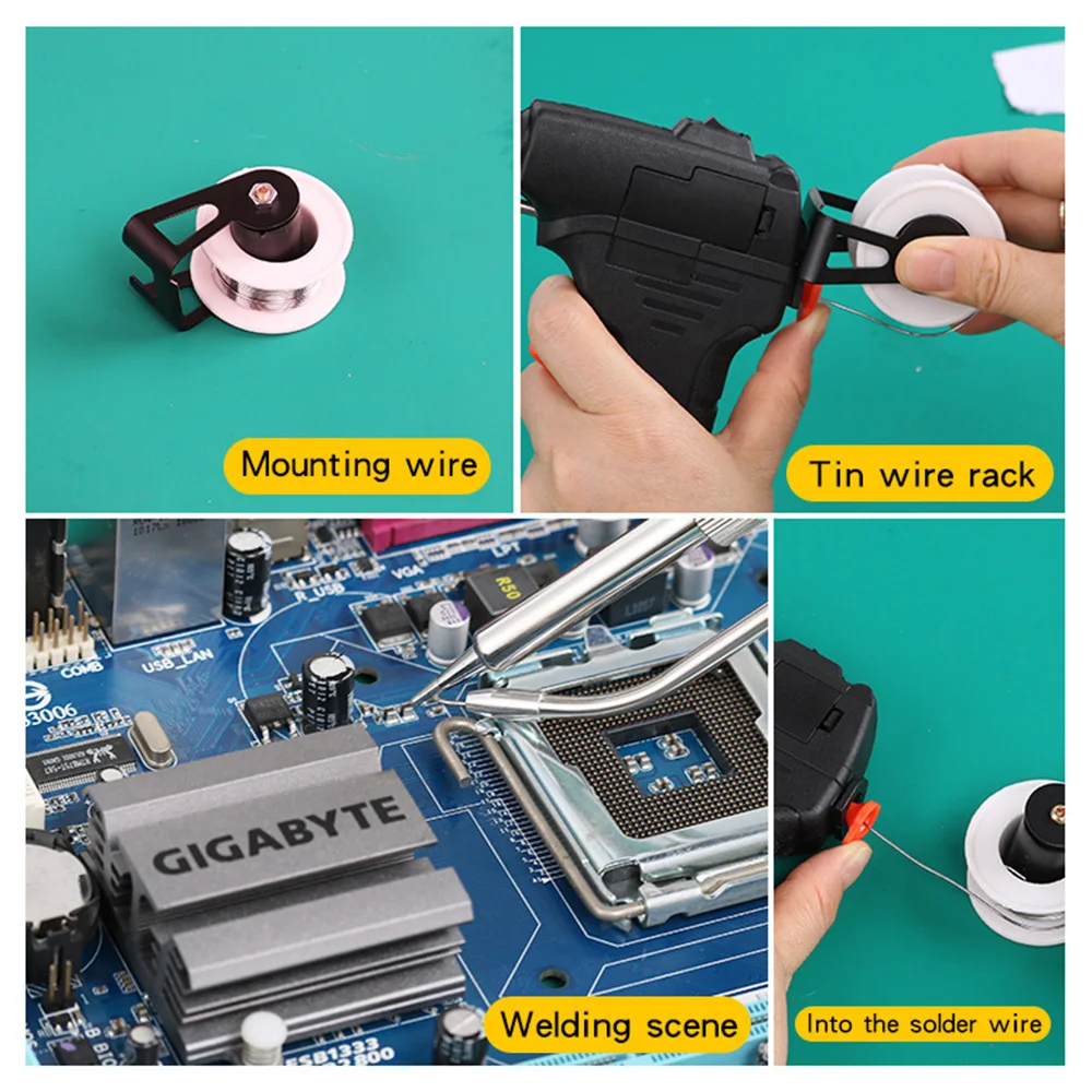 Электрический паяльник ручной с внешним нагревом 60 Вт 220 В оловянный пистолет для