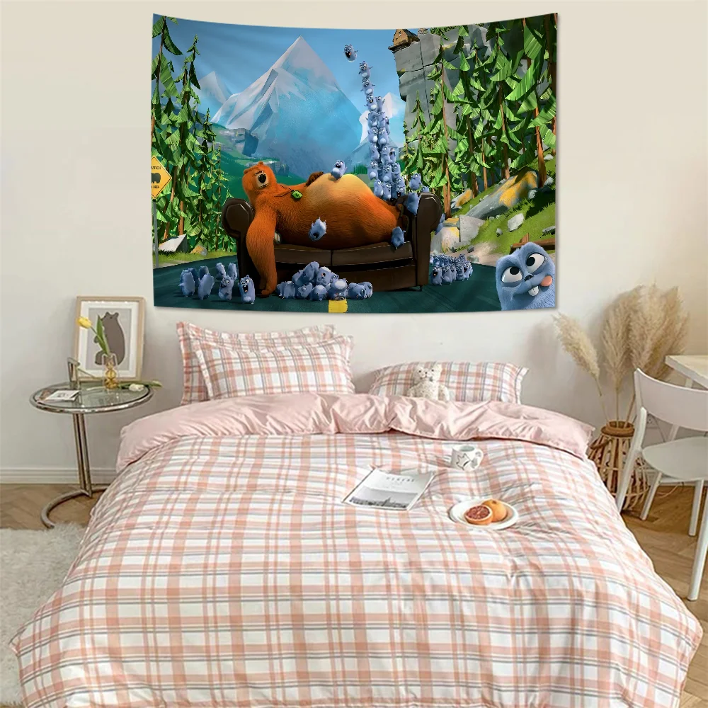 G-Grizzy A-And T-L-Lemmings аниме гобелен искусство научная фантастика комната домашний