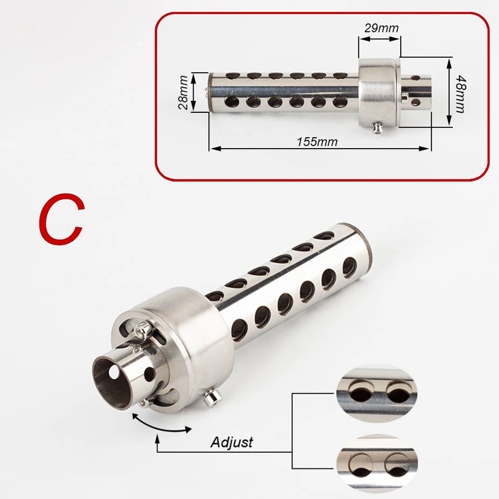 

Универсальный Мотоциклетный Глушитель 48 Мм С Вставкой DB Killer, Нержавеющая Сталь, Для Глушителей 51 Мм