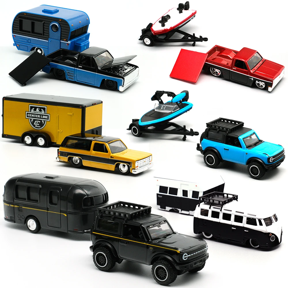 Maisto модель автомобиля из сплава 1:64 пикап Chevrolet Ford со лыжной лодкой Mercury Alameda Blazer Car