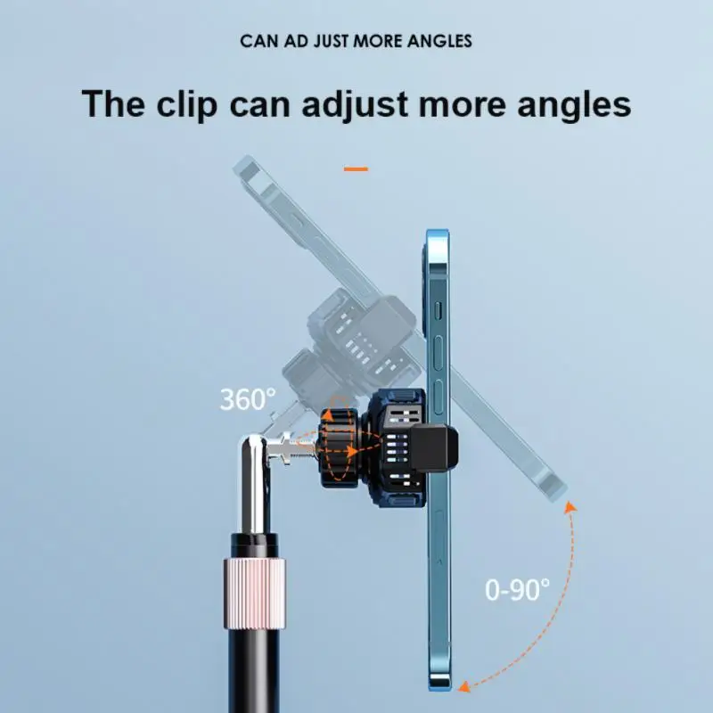 

Semiconductor Aluminum Cooling Clip Phone Radiator Desktop Multifunctional Mobile Phone Cooling Bracket Phone Accessories