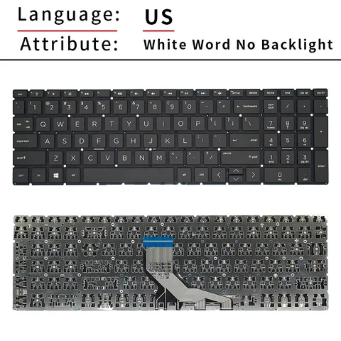 Клавиатура для HP Pavilion 15-DA 15-DB 15-EC 15-CS 15-DF 15-CR 17-BY 15-DX 15-DW