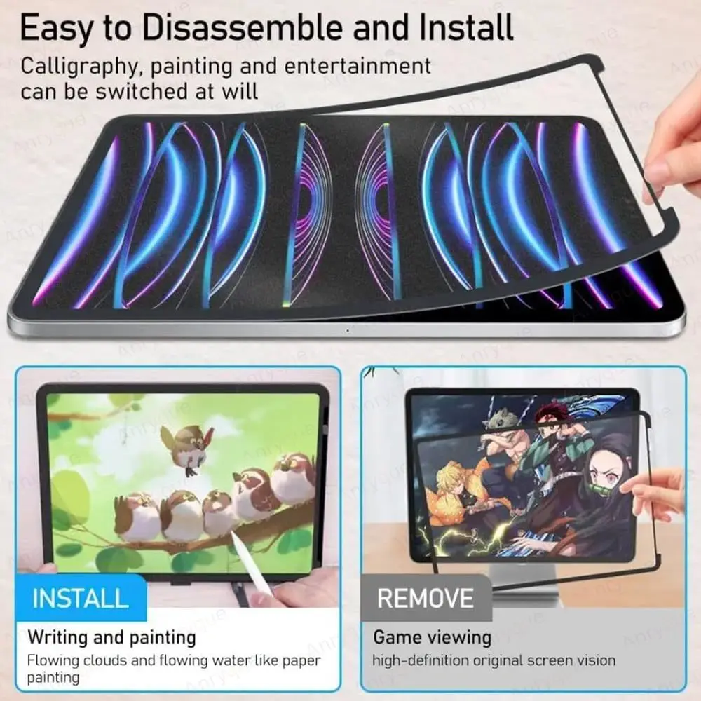Магнитная защитная пленка для экрана из бумаги планшета Lenovo Xiaoxin Pad Pro 12 7 2025