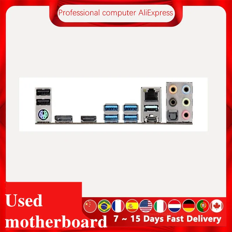 Материнская плата для ASRock B450M Steel Legend разъем AM4 DDR4 AMD B450 оригинальная настольная