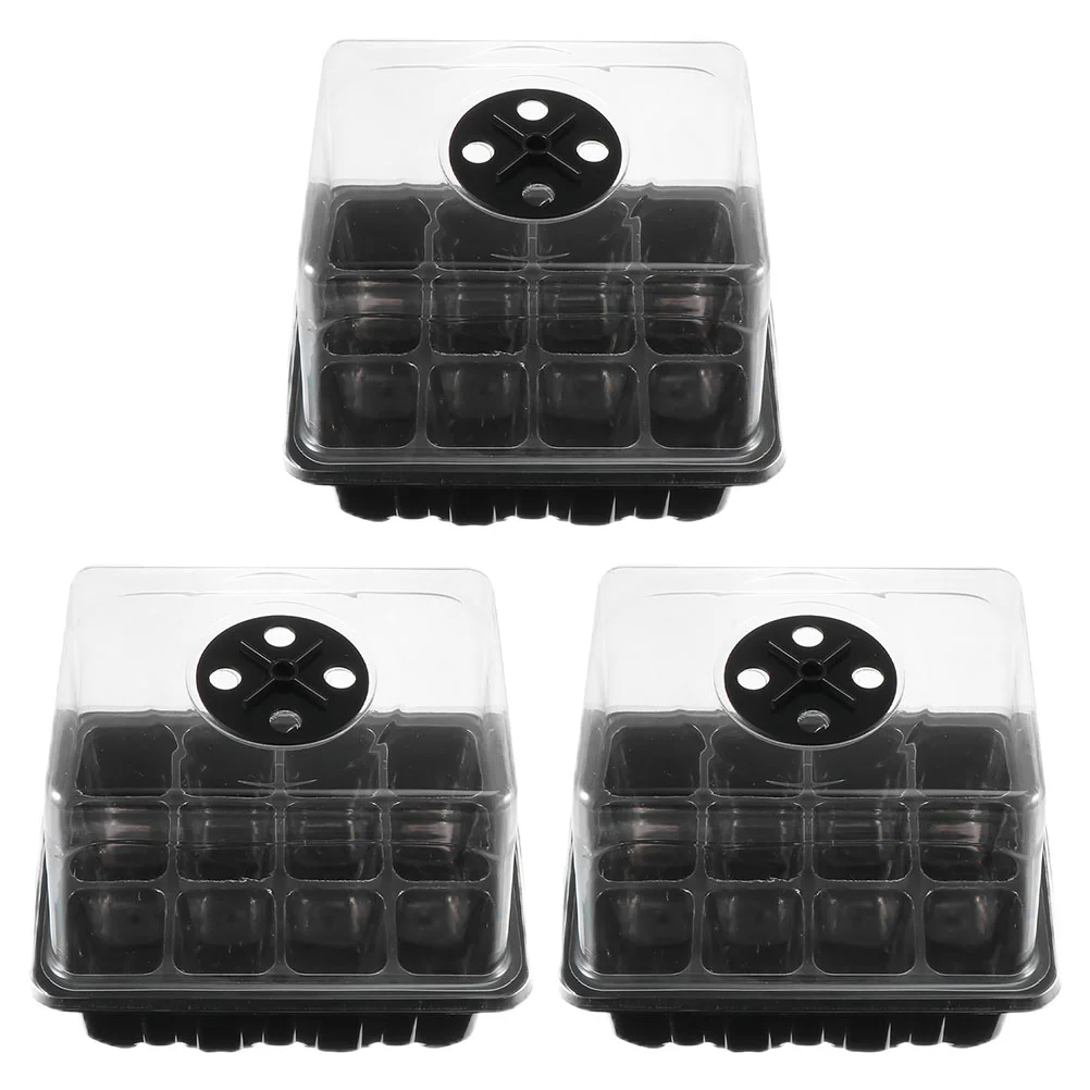 

3pcs Adjustable Germination Boxes Vegetable Germination Trays for Garden Home