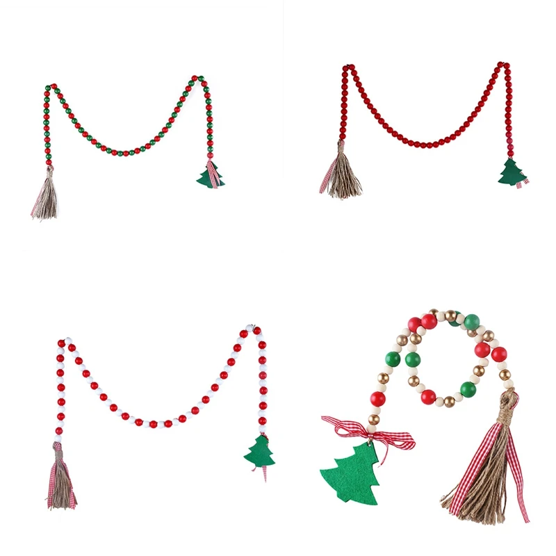 

4 шт., деревянные бусины для украшения детской комнаты