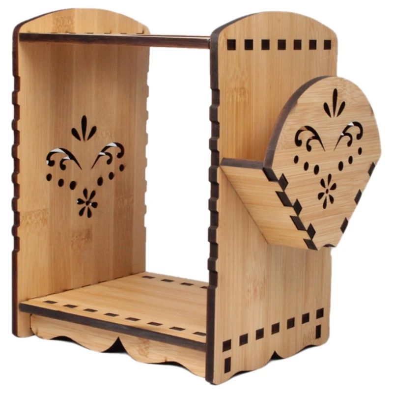 

Hand Coffee Holder Filter Paper Holder Classic Retro Hand Punch Holder Bamboo Splicing Filter Paper Cup Holder