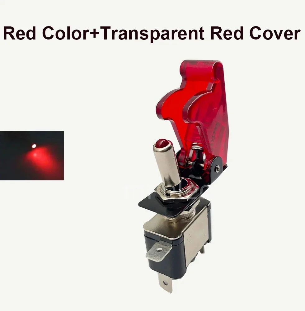 

Красный светодиодный кулисный переключатель 12V 20A