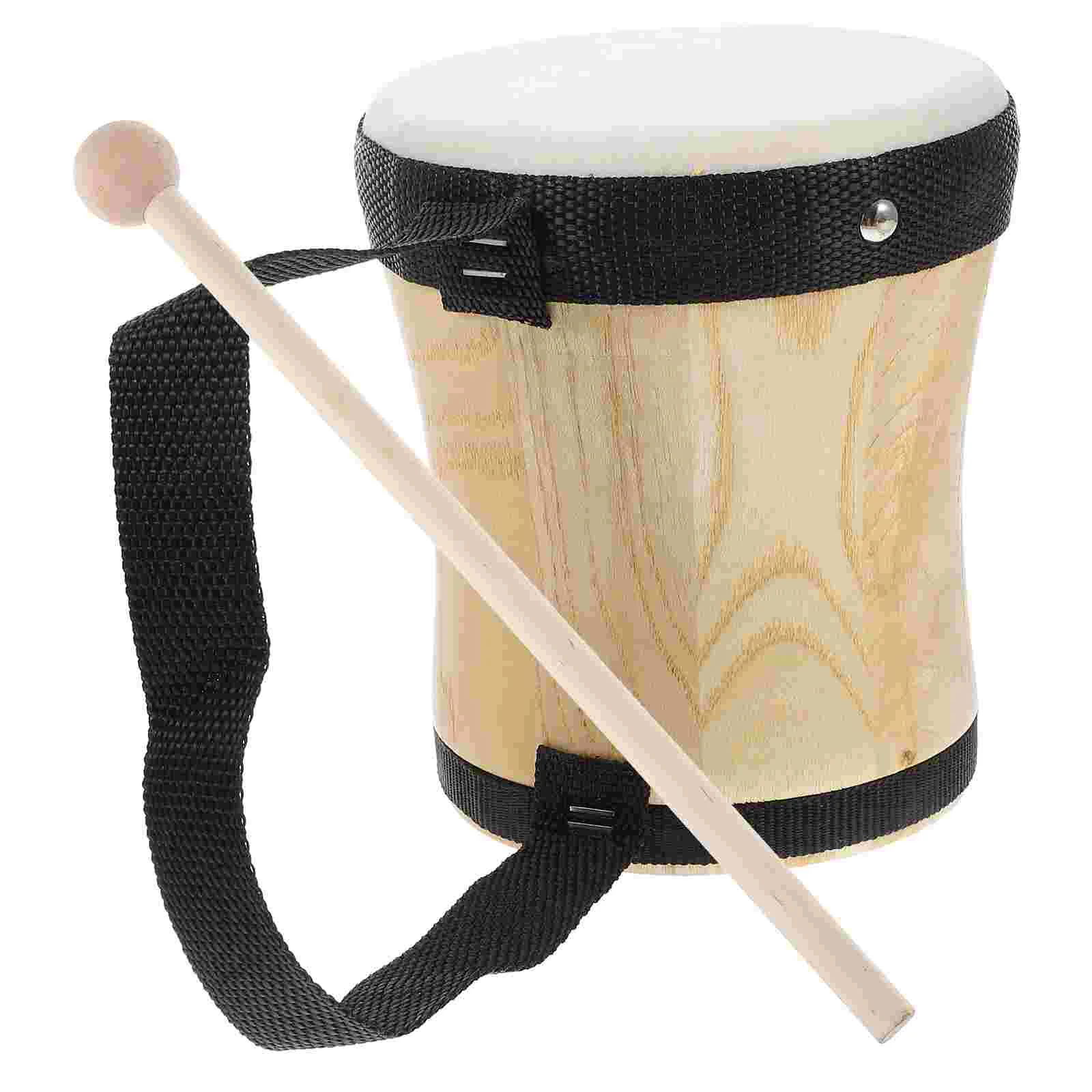 

1 Set of Children Education Percussion Instrument Practical Sheepskin Bongo Drum