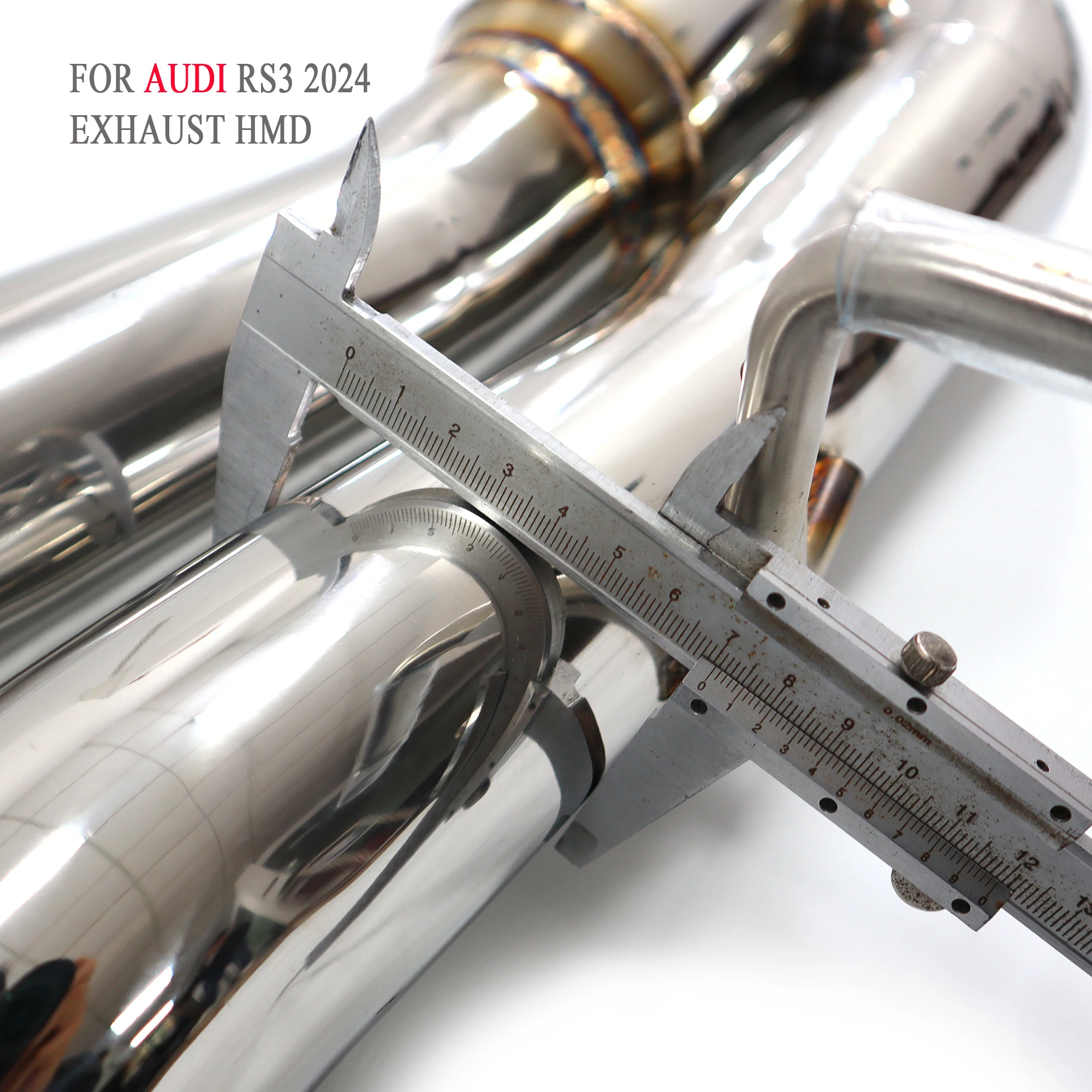 Выхлопная система HMD из нержавеющей стали Performance Catback для Audi RS3 2024 глушитель с