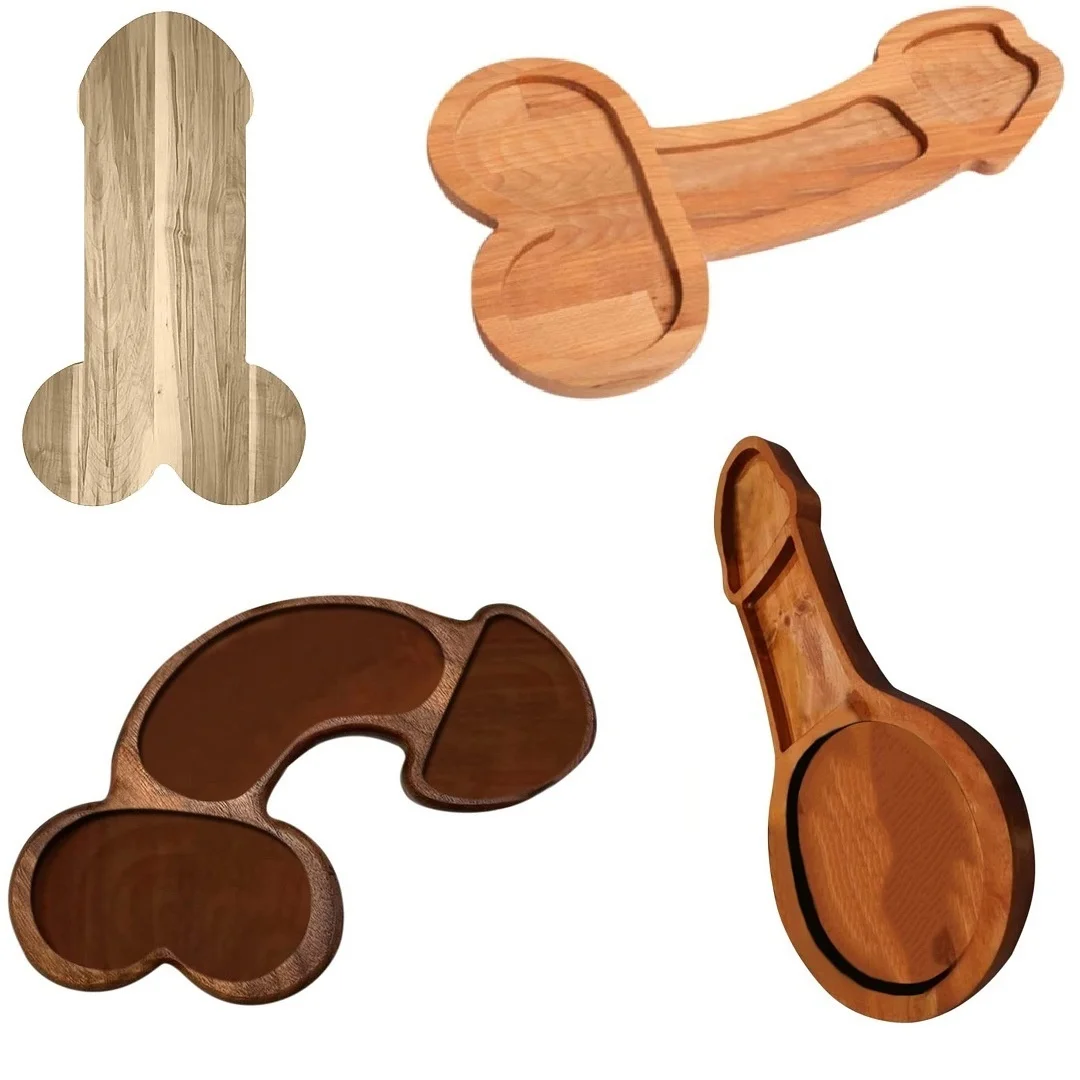 

Wood Tray Dish Dessert Snack Salad Plate Fruit Buffet Children Tableware Decorative Solid Plates Natural Living
