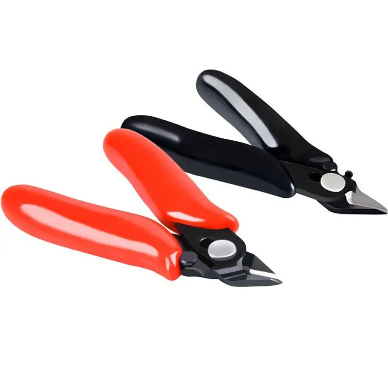 

85MM Diagonal Mini Pliers Small Soft Cutting Electronic Pliers Wire Cutters Wire Insulated Rubber Handle Model Hand Tools