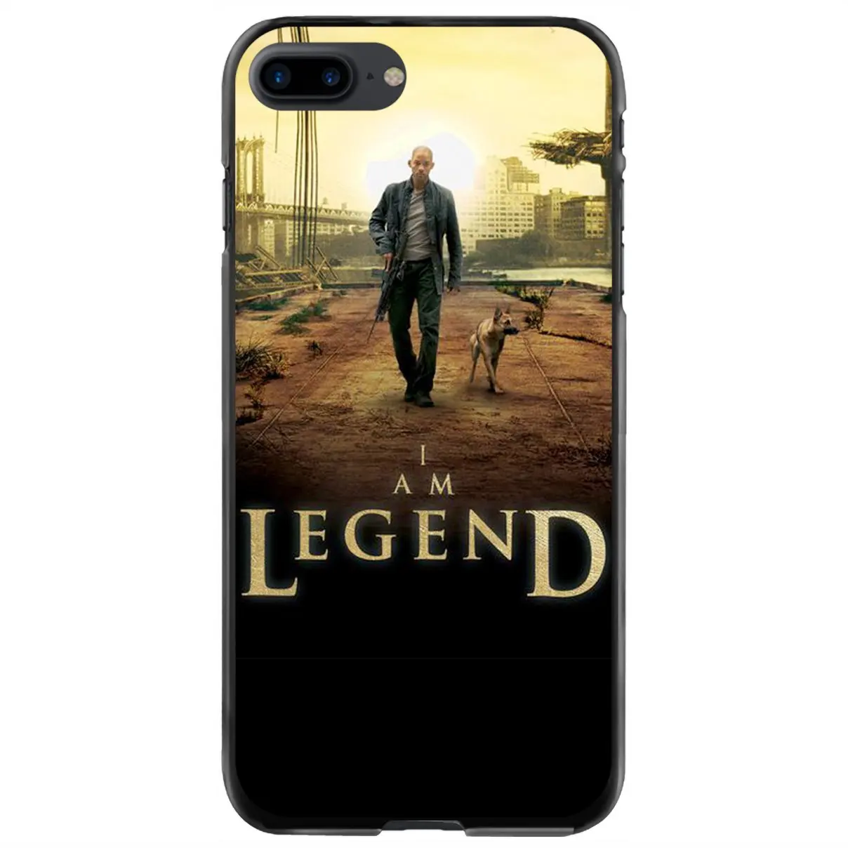 

For iPhone 11 12 13 14 Pro MAX Mini 5 5S SE 6 6S 7 8 Plus 10 X XR XS Hard Phone Bag Case I Am Legend Will Smith Movie Poster