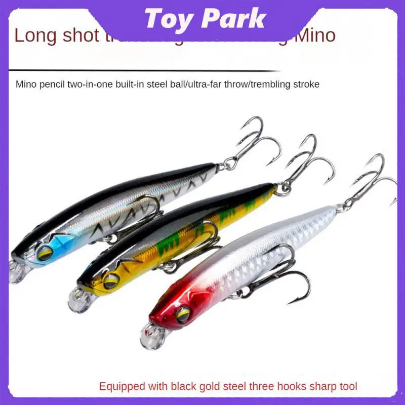 

Man-made Metal Hard Bait Soft Hot Sale Artificial Baits Shining Painting Fishing Bait Sanben Hook Bionic Bait New Arrivals Bait