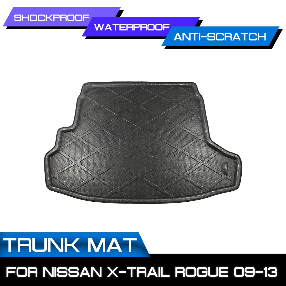 

Car Rear Trunk Boot Mat Waterproof Floor Mats Carpet Anti Mud Tray Cargo Liner For Nissan X-Trail Rogue 2009 2010 2011 2012 2013