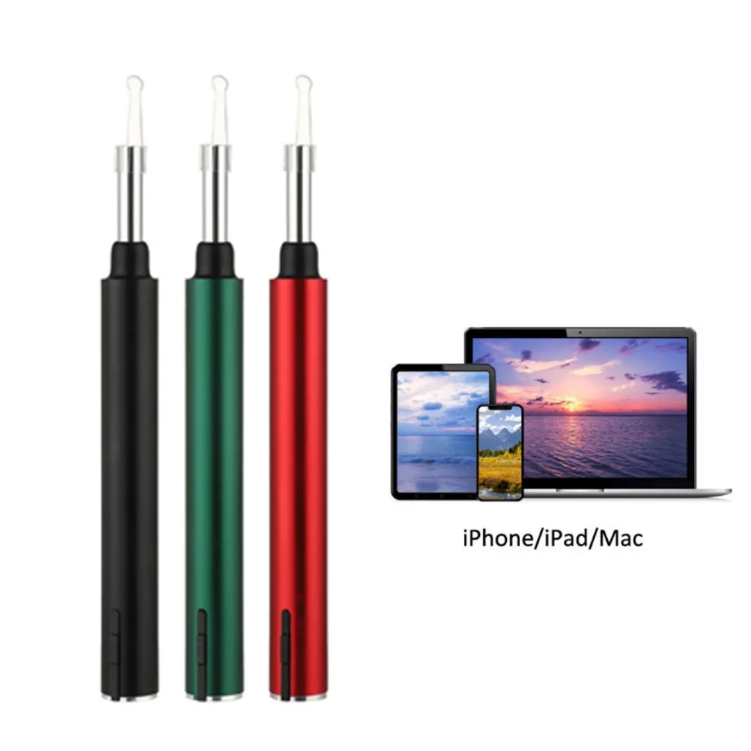 

1 Pc High Quality Visual 6 LED Ear Wax Remover Ear Cleaner Wifi 1080P Ear Endoscope Spoon Otoscope Removal Cleaning Tool 12cm