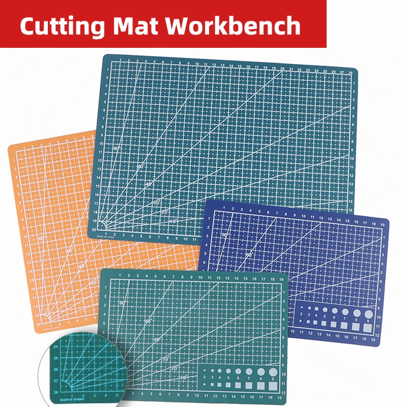 

A3 A4 A5 Patchwork Cut Pad PVC Mat Workbench Leather Cutting Board DOUBLE Side Underlay Sewing Manual DIY Knife Engraving