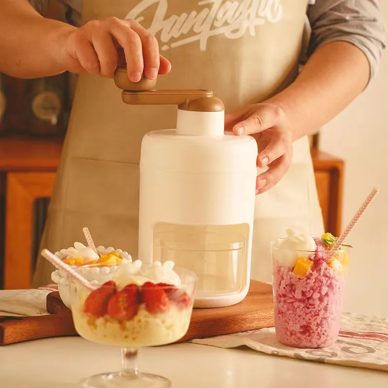 

Многофункциональная ручная машина для бритья льда, домашняя небольшая машина для града, ручная машина для смузи, стенд для разбивания льда