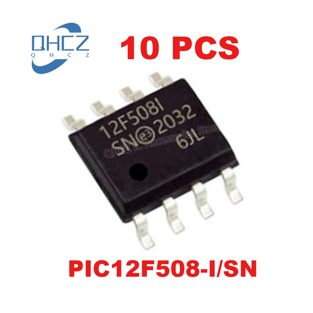 

10pcs PIC12F508-I/SN PIC12F508 12F508 12F508-I/SN SOP8 IC 2V~5.5V New and original ic chip In stock