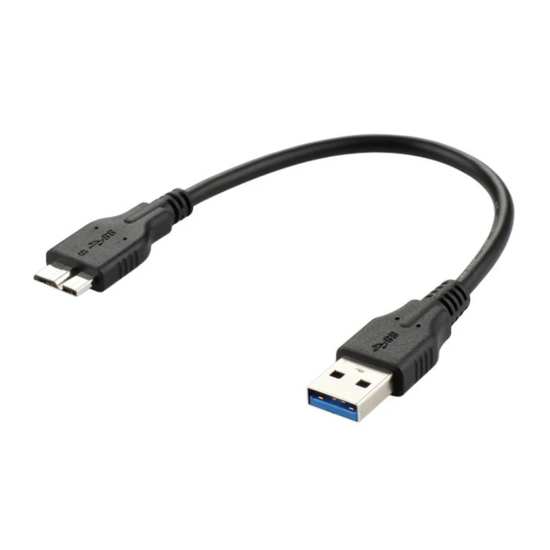 

30cm USB3.0 male to Micro B male cable for hardisk black color