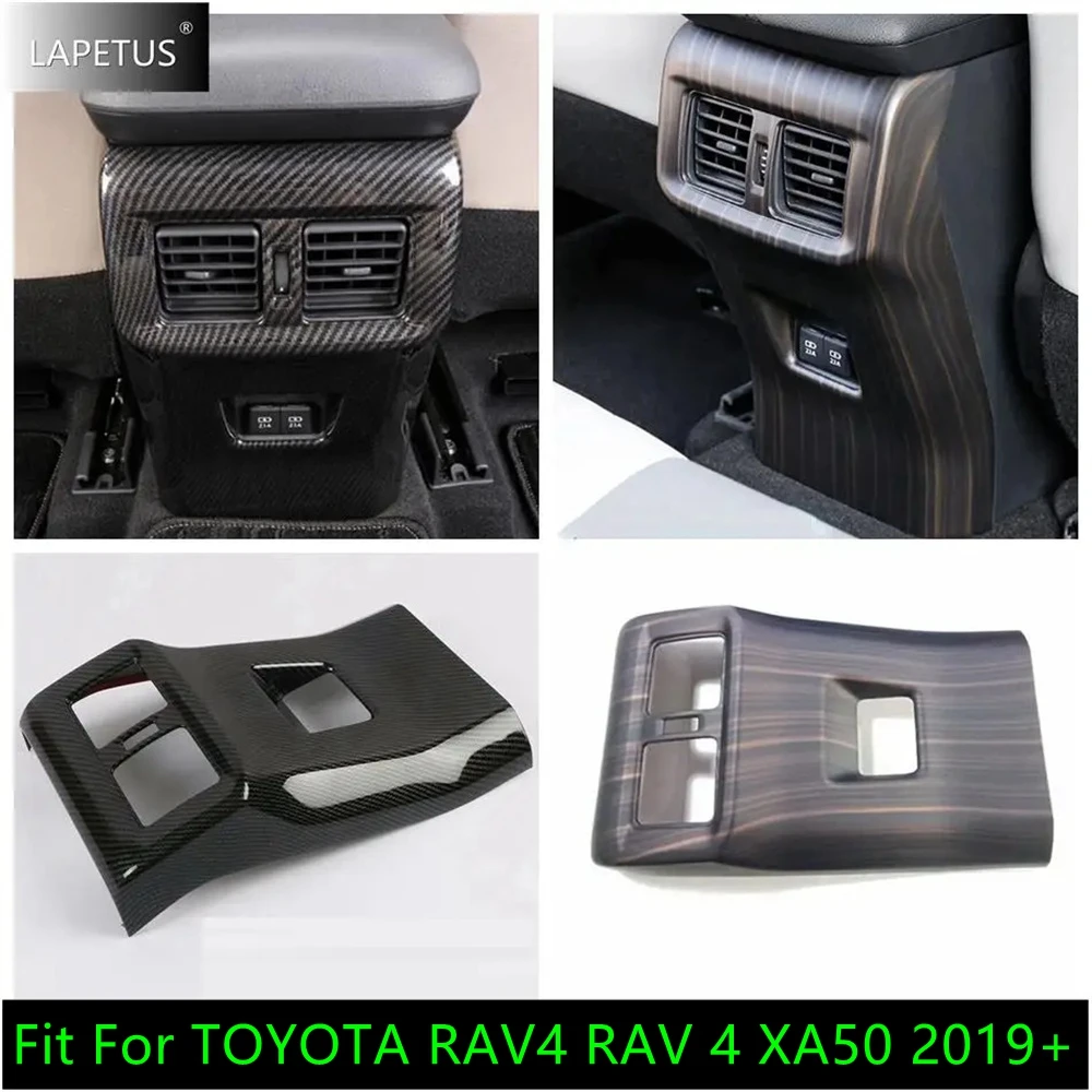 Для TOYOTA RAV4 RAV 4 XA50 2019-2024 задний подлокотник вентиляционное отверстие ящик для