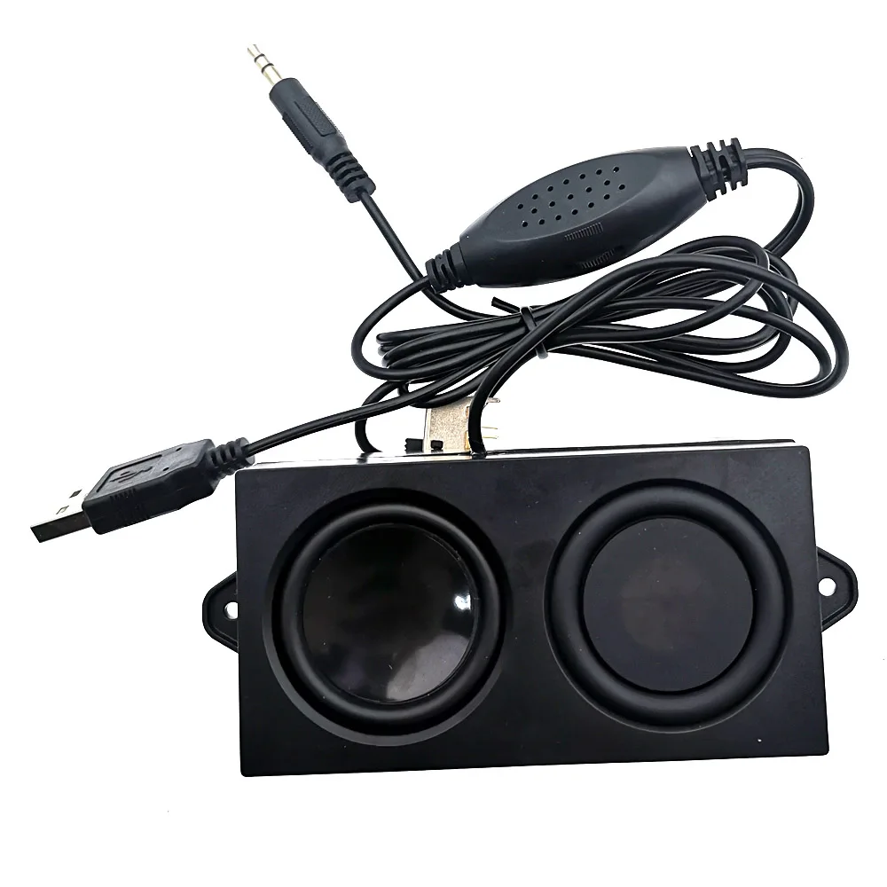 

Компьютерные мини-USB-колонки, портативные проводные басовые монодинамики, настольные маленькие колонки, ноутбук, телефон, MP4, MP3, компьютерные плееры