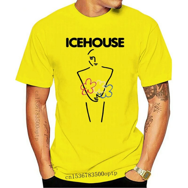 Модная новинка Мужская футболка Icehouse в стиле рок-группы мужские черные и белые