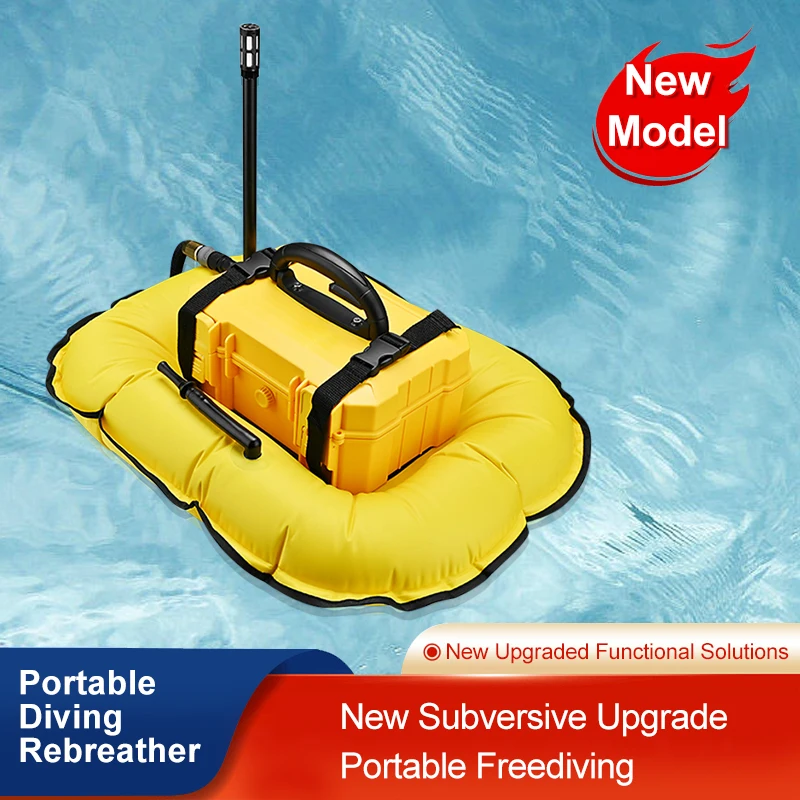 

Diving Ventilator Tankless Diving System Waterproof Portable Support Deepest To 10M Time 3H Underwater Snorkel Winter Ice Diving