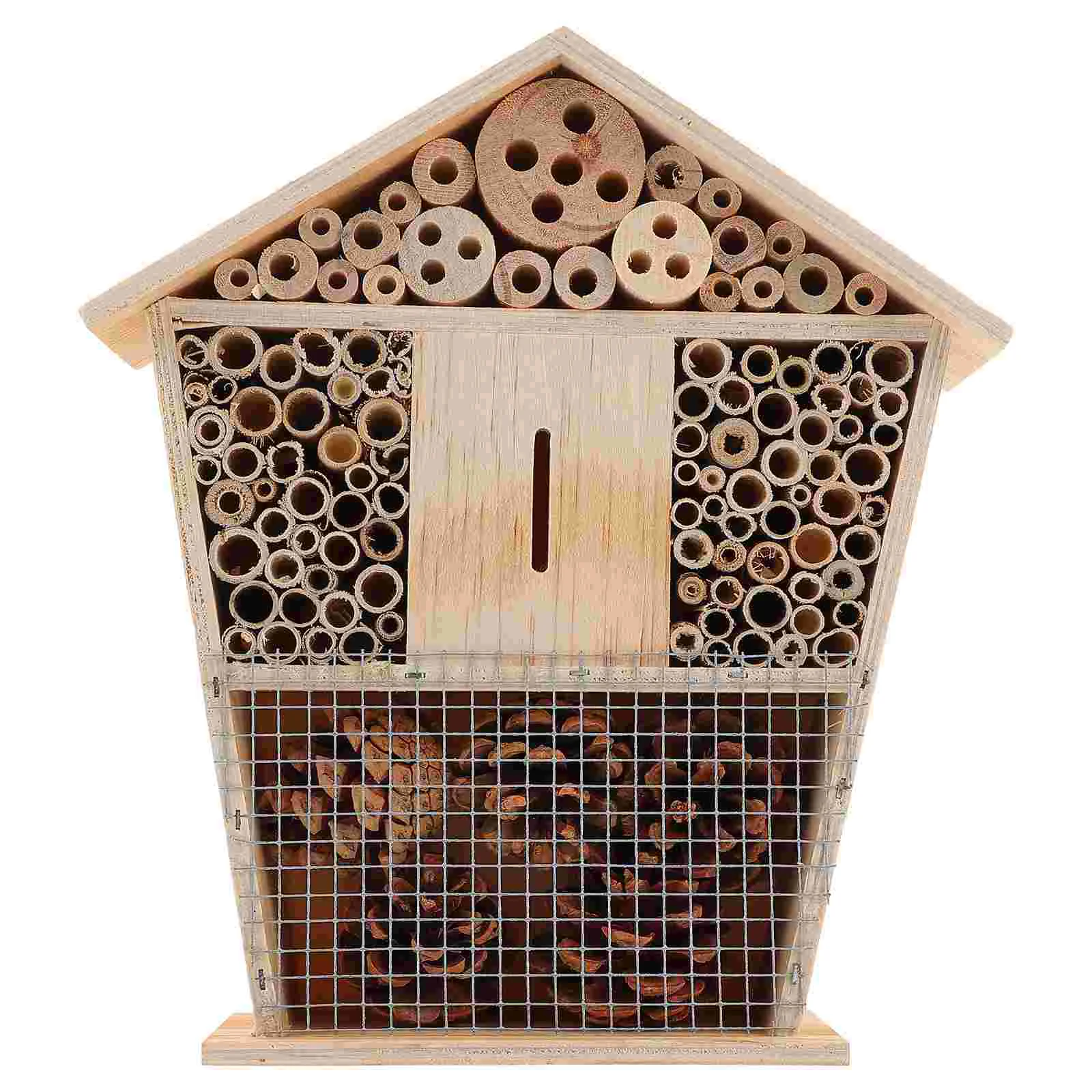 

Wooden Beehive Hotel Houses The Garden Gifts Lovers Supplies Wall-mounted Honey