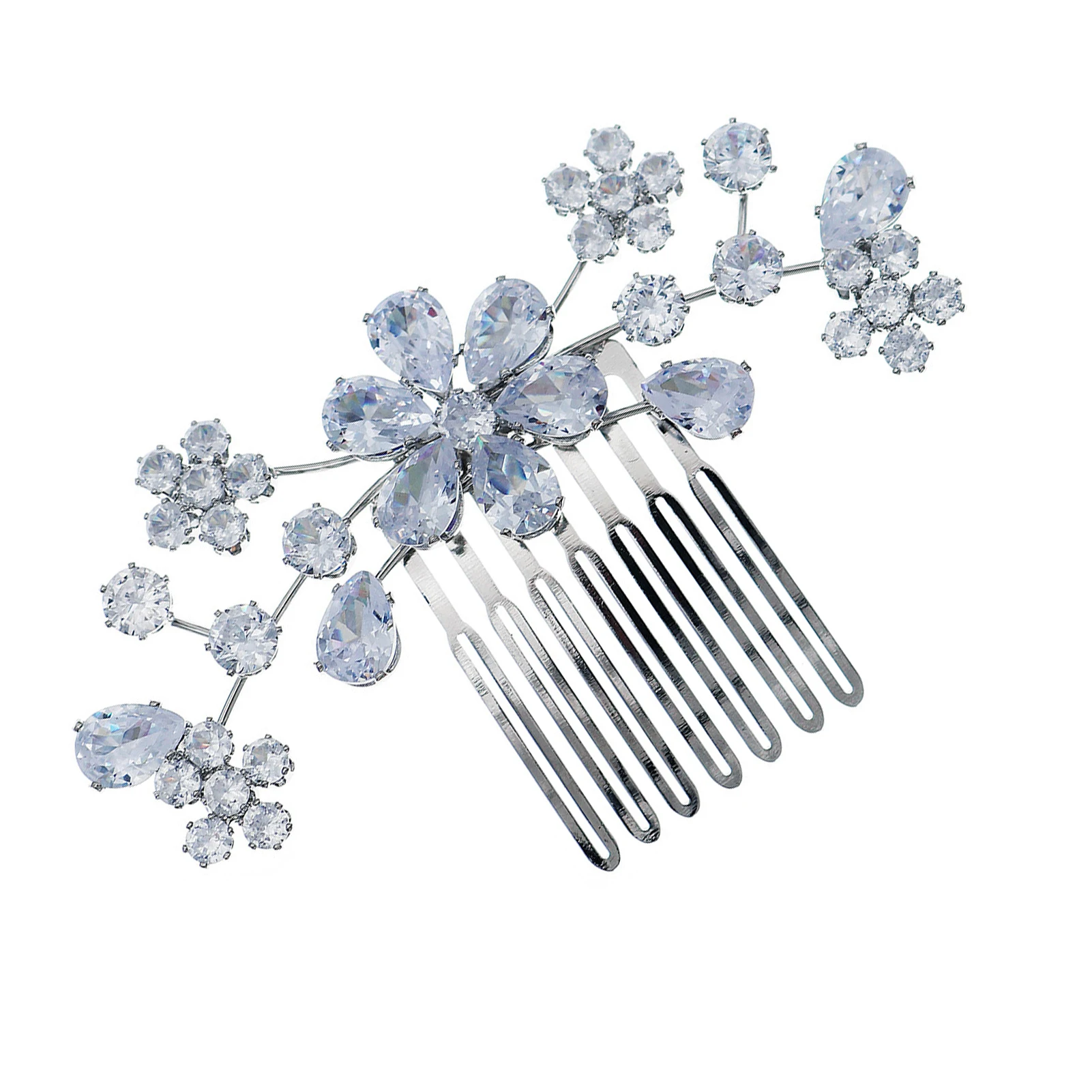 

Flower Girls Hair Comb Headpiece Glittering Sunflower Hair Styling Tool Accessories for Female Daily Headdress Jewelries