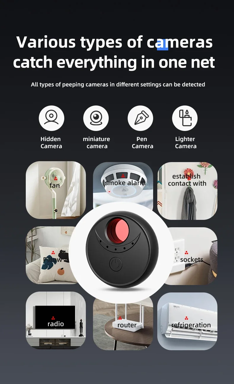 Новый инфракрасный детектор Anti Peeping беспроводной сигнал для отеля подслушивание